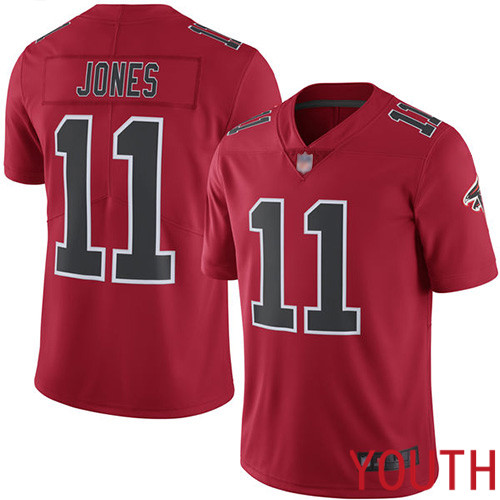 Atlanta Falcons Limited Red Youth Julio Jones Jersey NFL Football #11 Rush Vapor Untouchable->atlanta falcons->NFL Jersey
